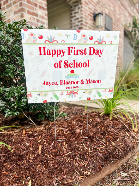 School Yard Sign