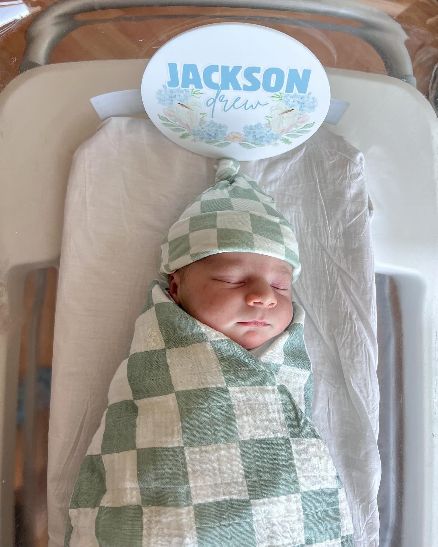 Watercolor Girl Name Round