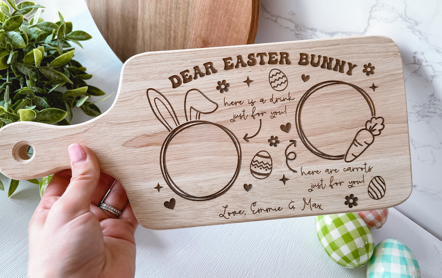 Dear Easter Bunny Treat Tray