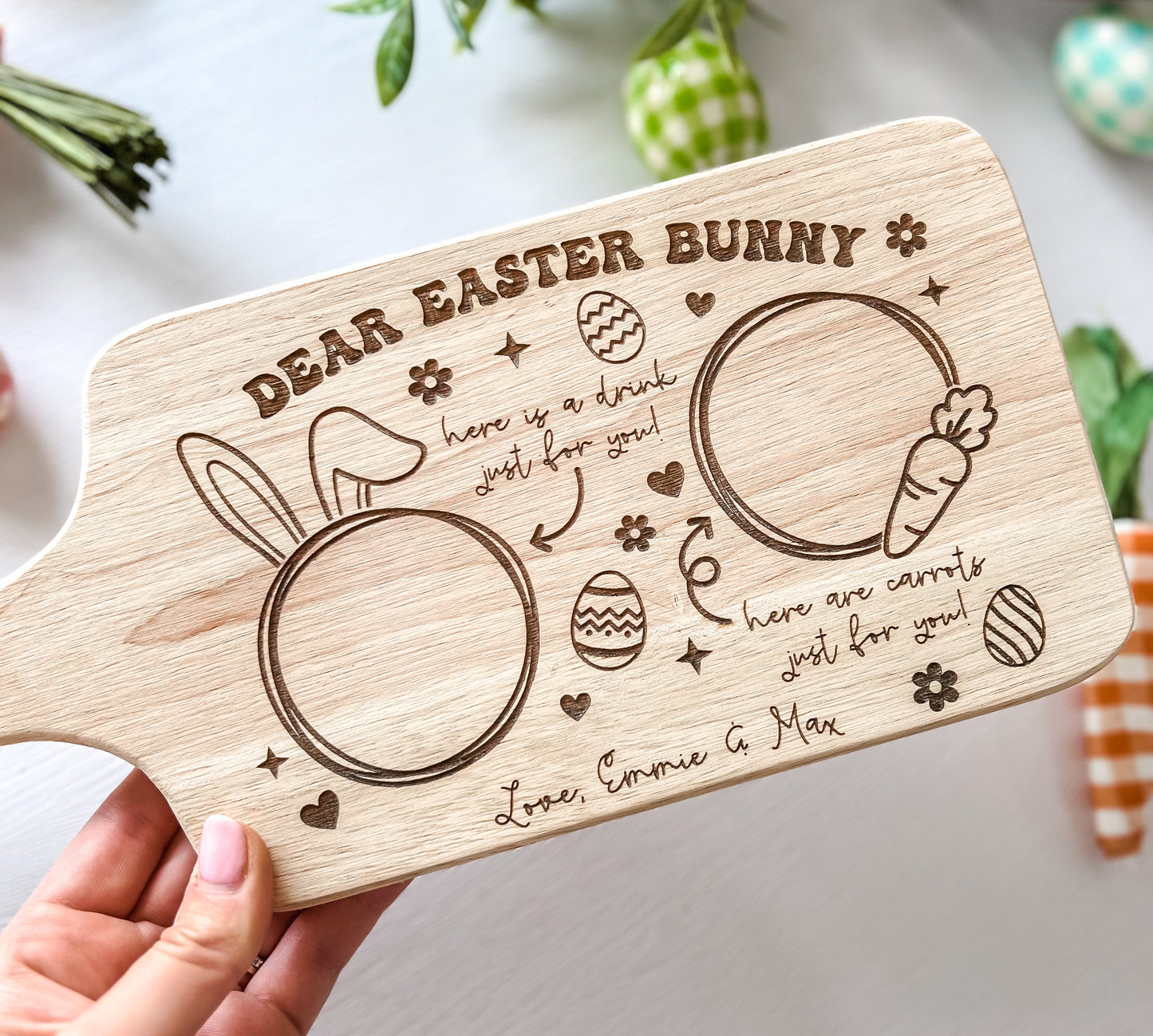 Dear Easter Bunny Treat Tray