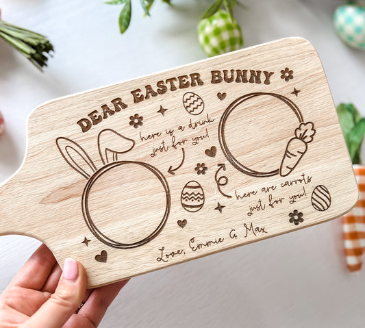 Dear Easter Bunny Treat Tray