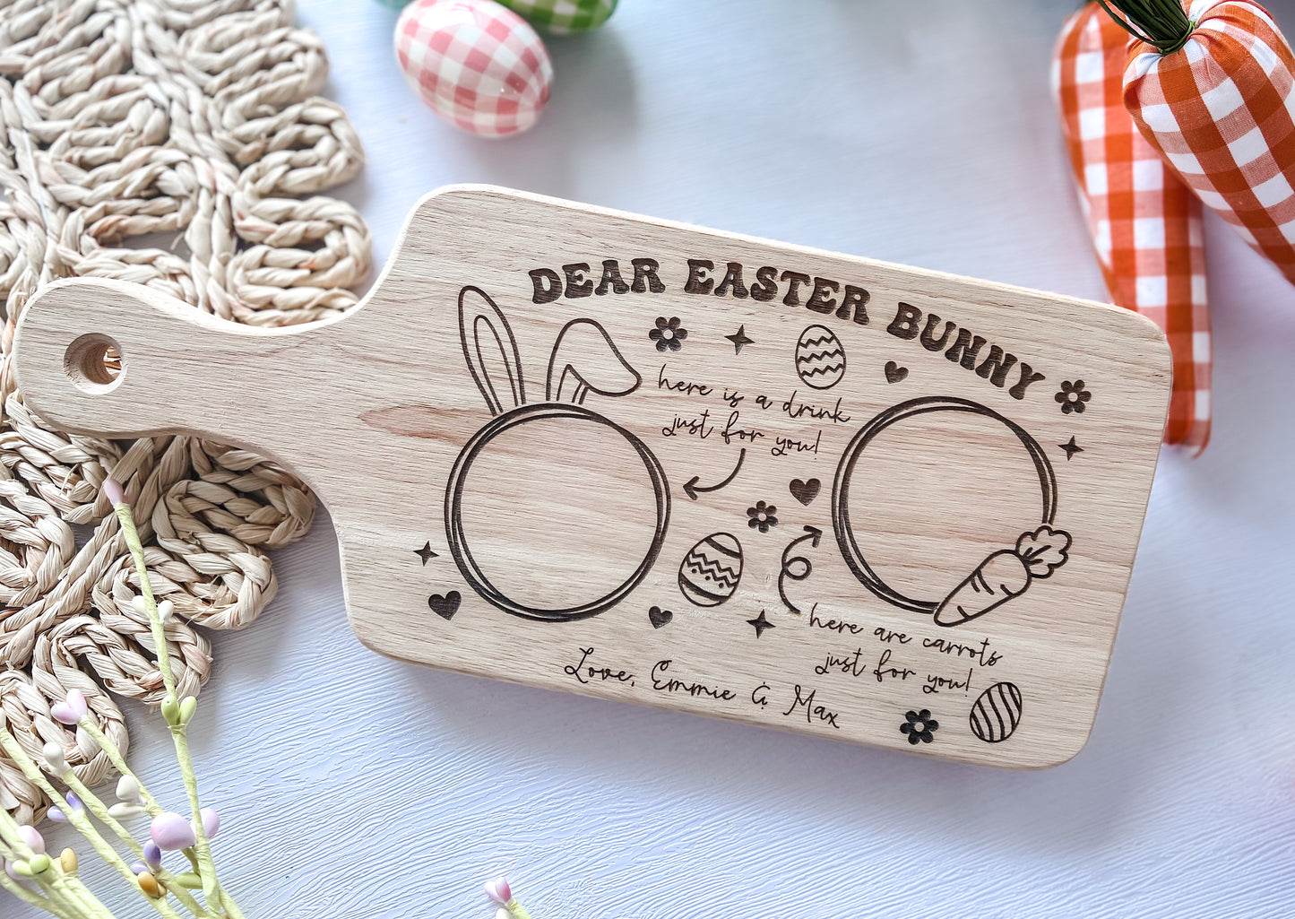 Dear Easter Bunny Treat Tray