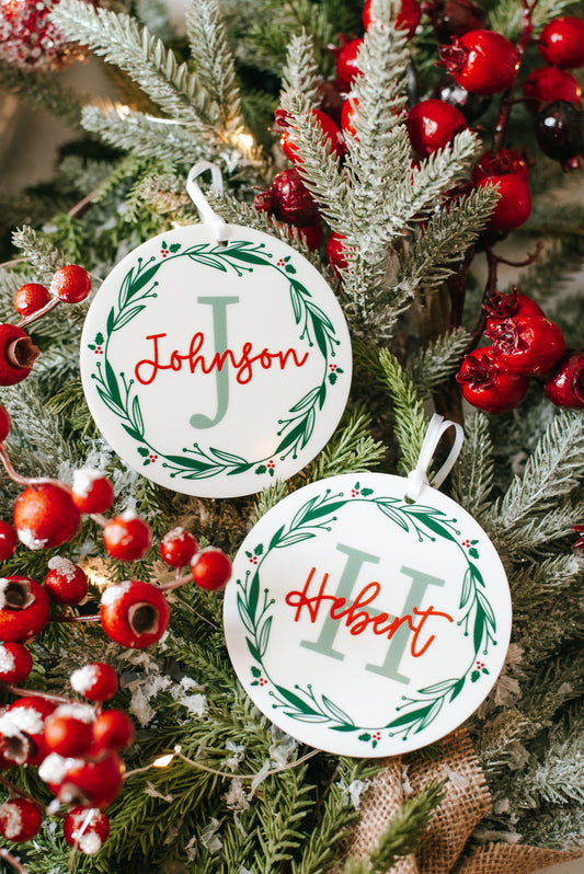 Custom Name Ornament