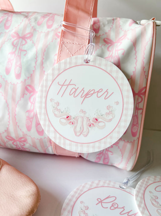 Ballet Dance Bag Tag