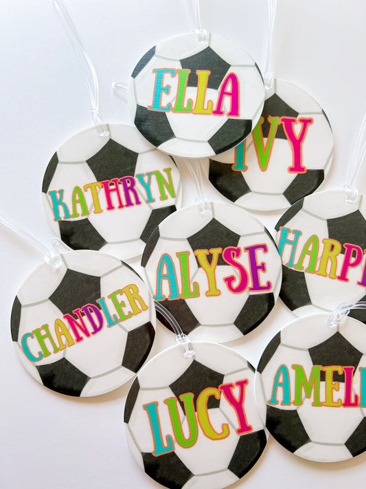 Soccer Bag Tag