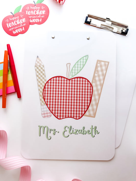 Apple Teacher Clipboard