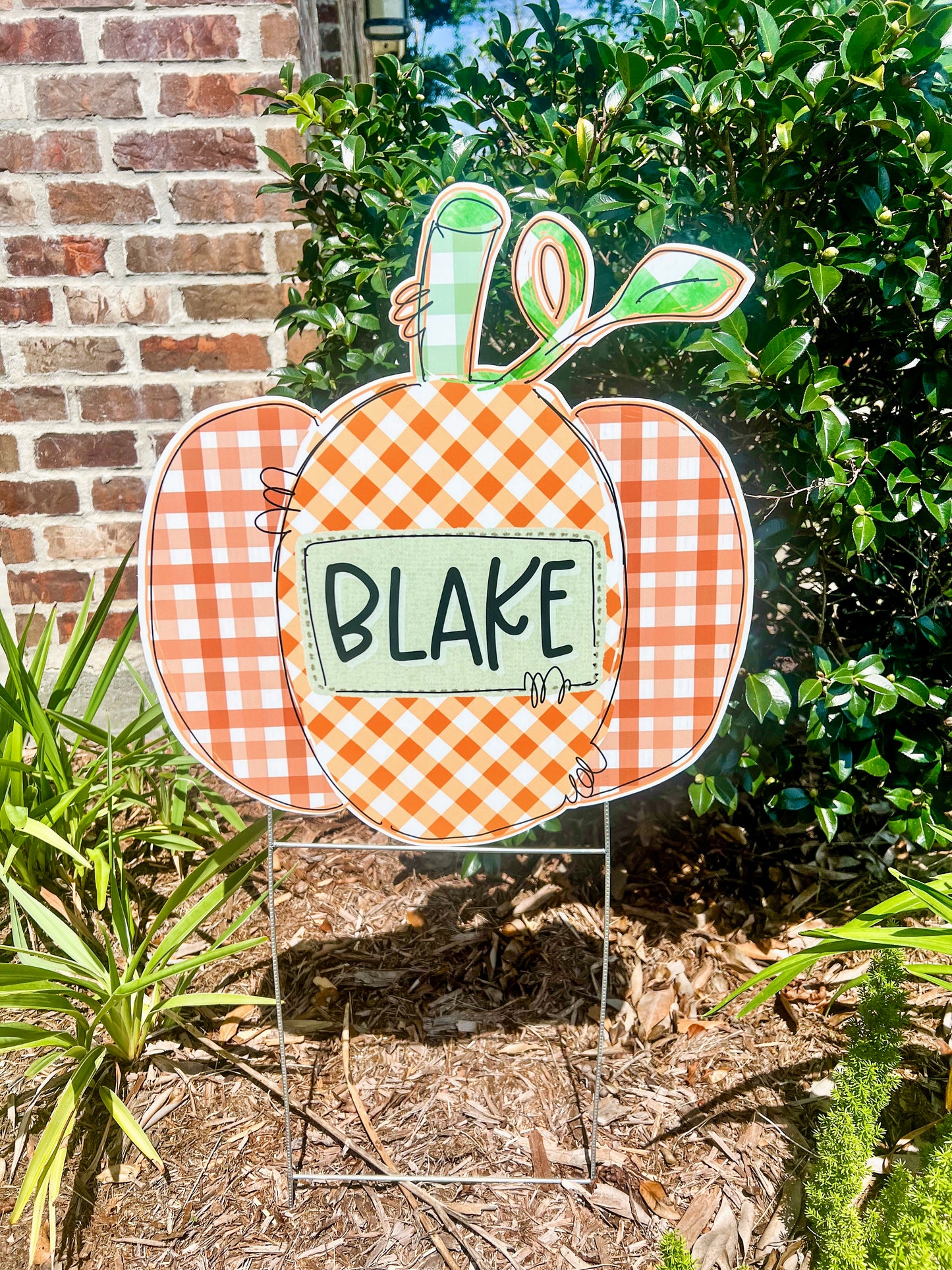 Pumpkin Yard Sign