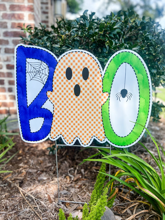 Boo Yard Sign