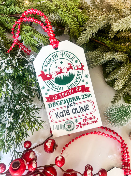 North Pole Gift Tags
