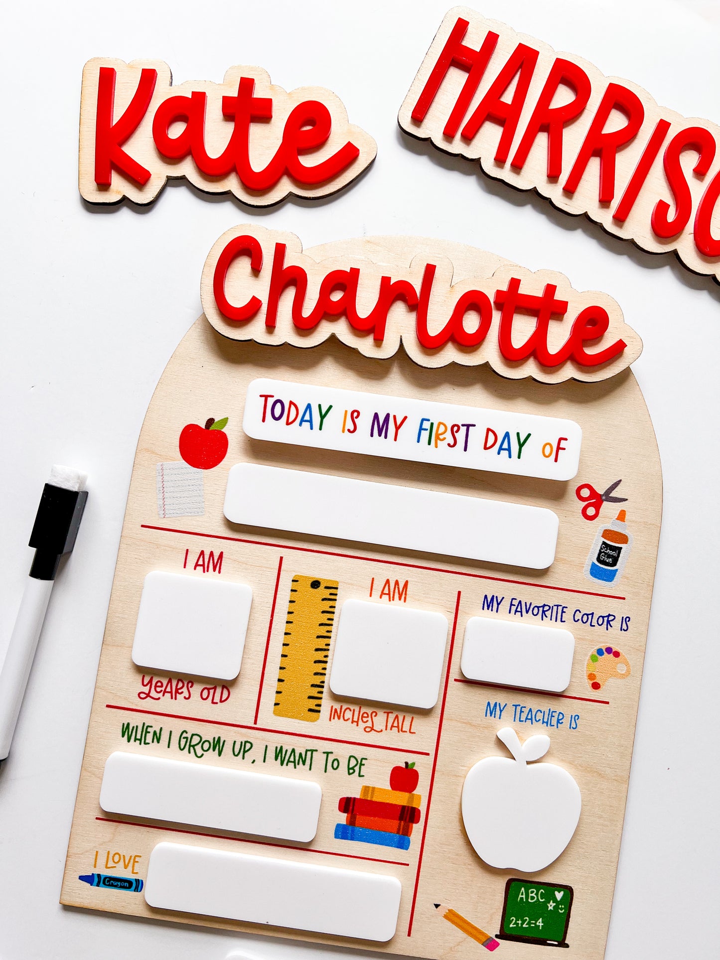 Name Add On for Back to School Sign