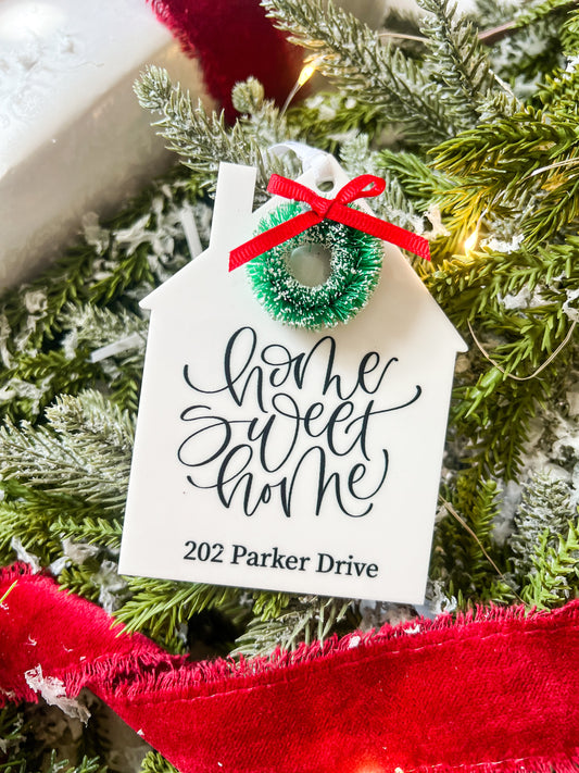 Home Sweet Home with Address