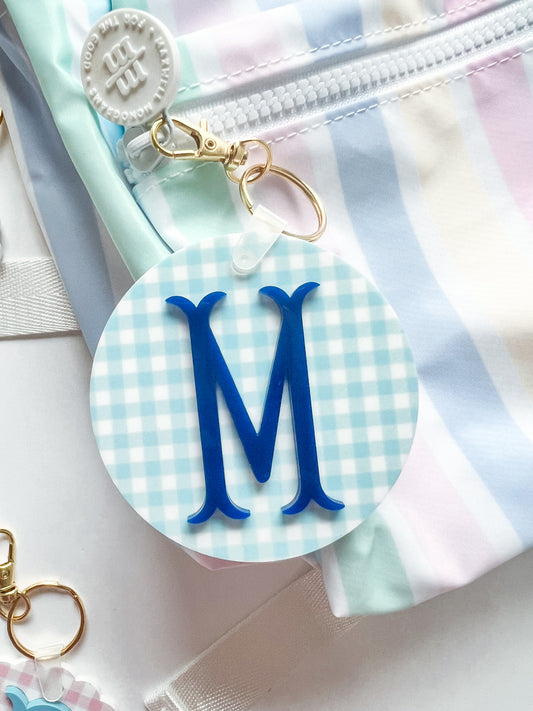 Gingham Bag Tag