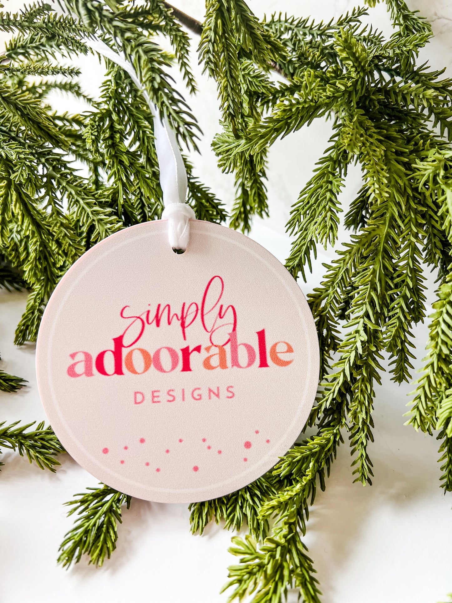 Custom 4" Circle with Logo