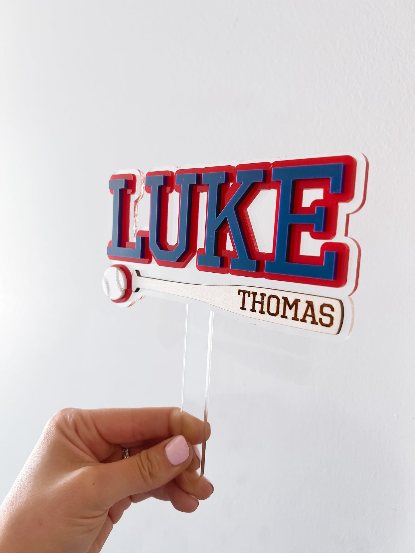 Baseball Cake Topper