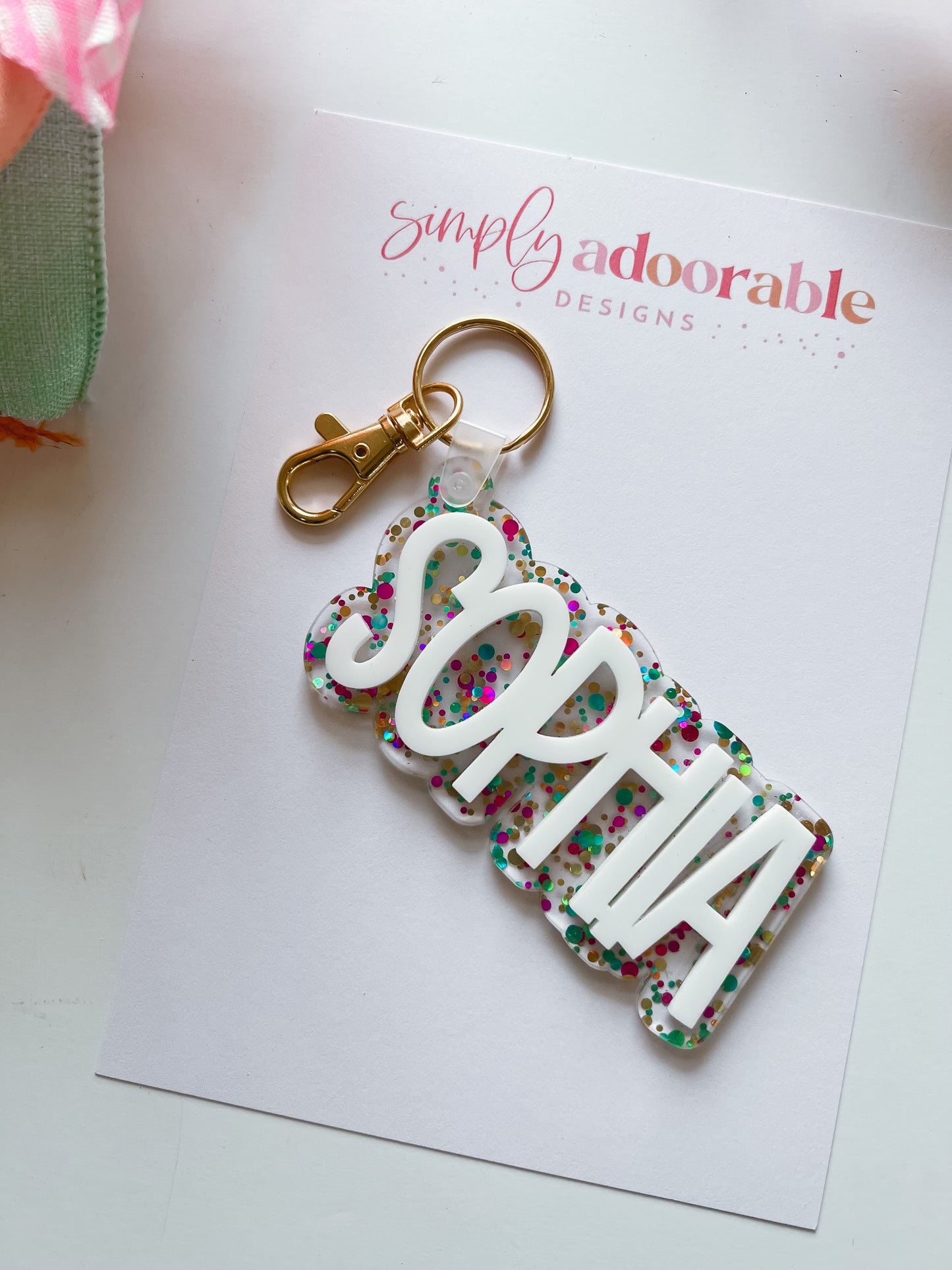Sparkle Name Tag