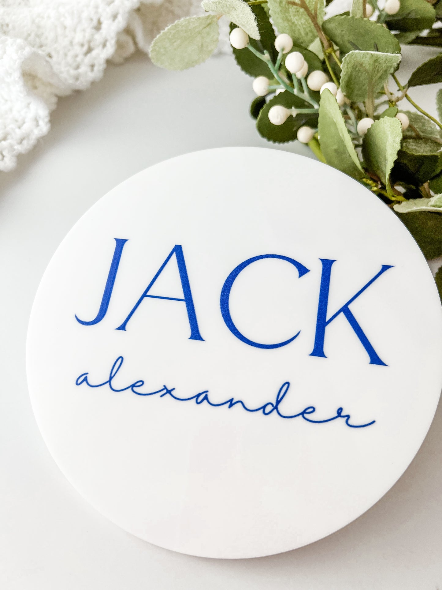 Custom Acrylic Name Sign