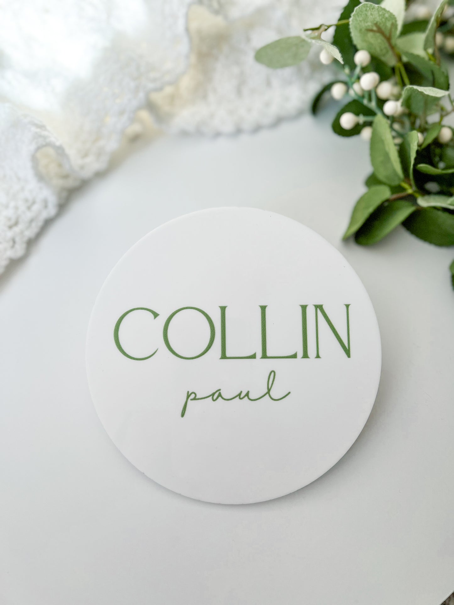 Custom Acrylic Name Sign