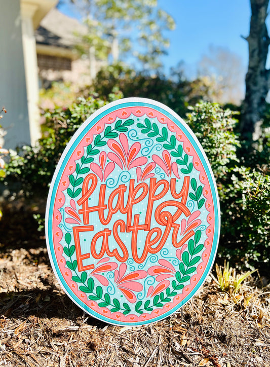 Easter Egg Yard Sign