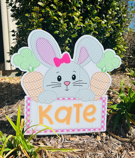 Easter Bunny Yard Sign