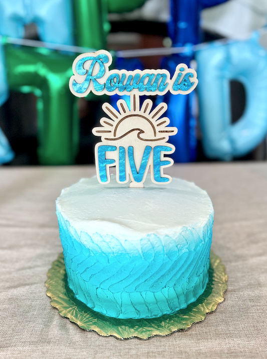 Wave Cake Topper