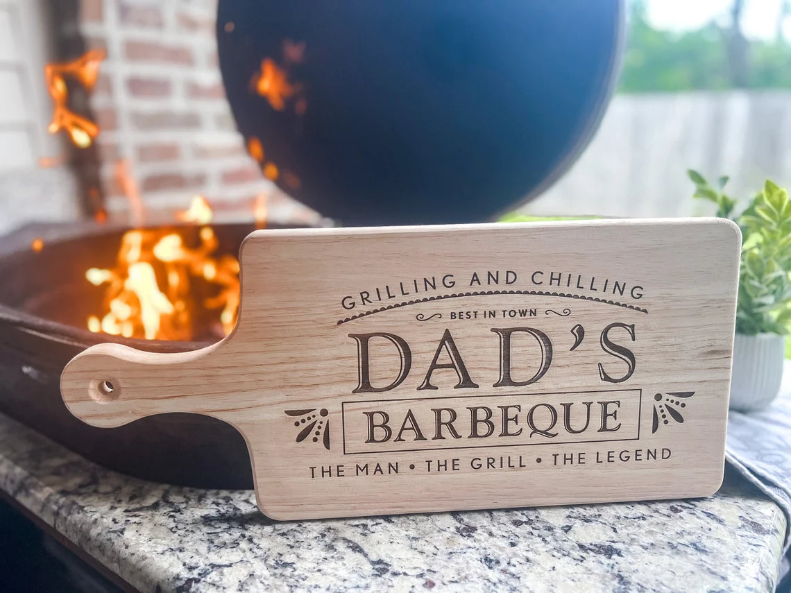 Dad's Barbecue Cutting Board