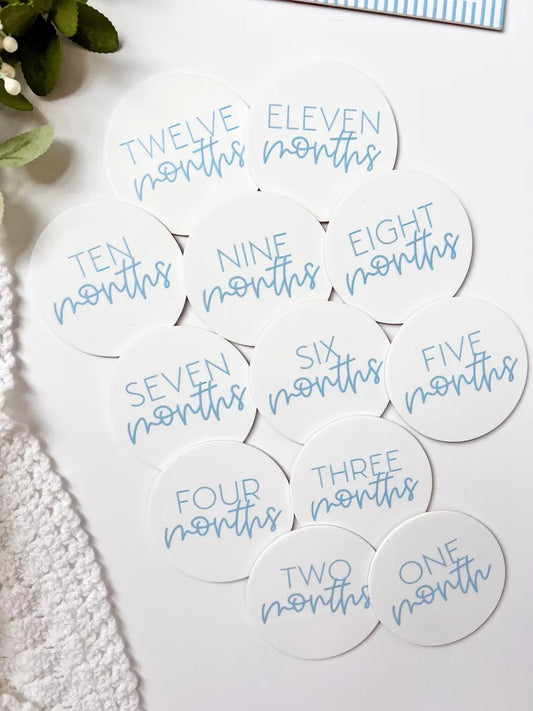 Blue Milestone Cards