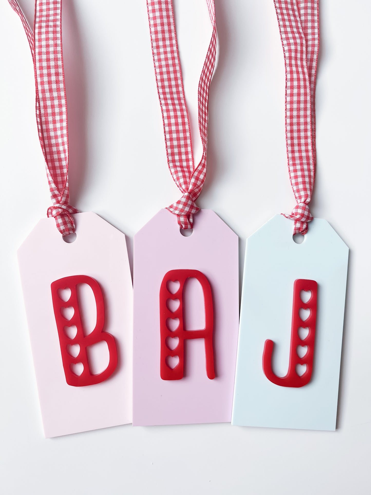 Initial Valentine Tags