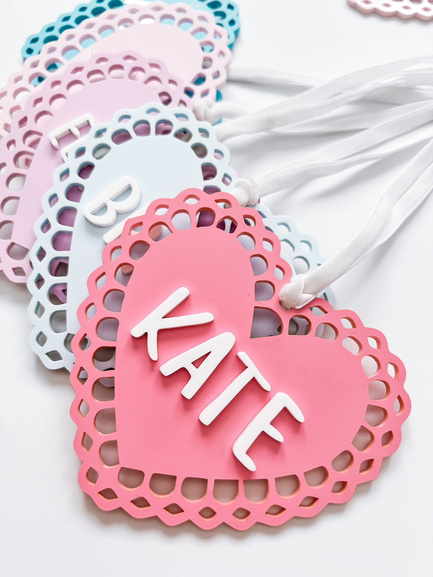 Lace Heart Gift Tags