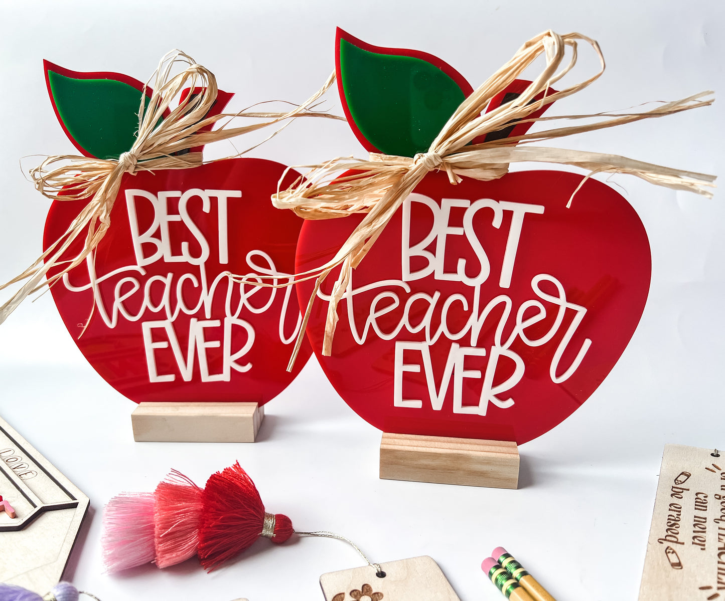 Best Teacher Ever Desk Plaque