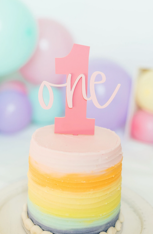 1st Birthday Cake Topper