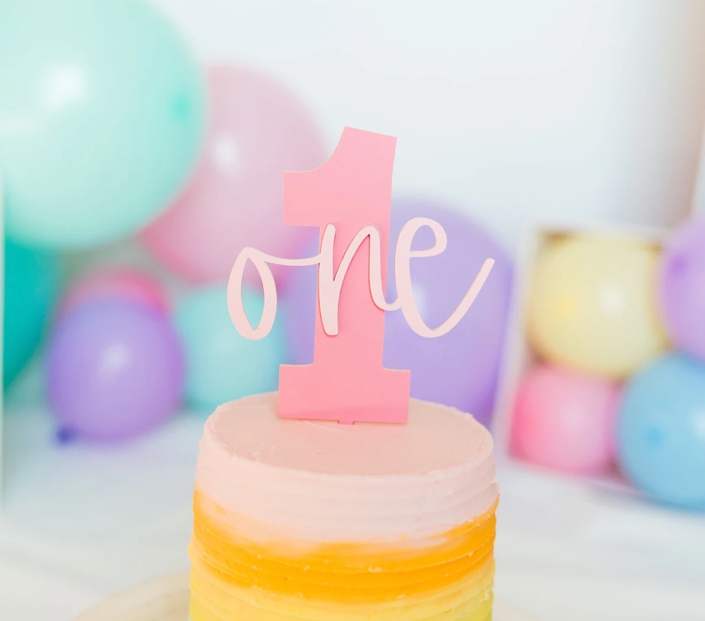 1st Birthday Cake Topper