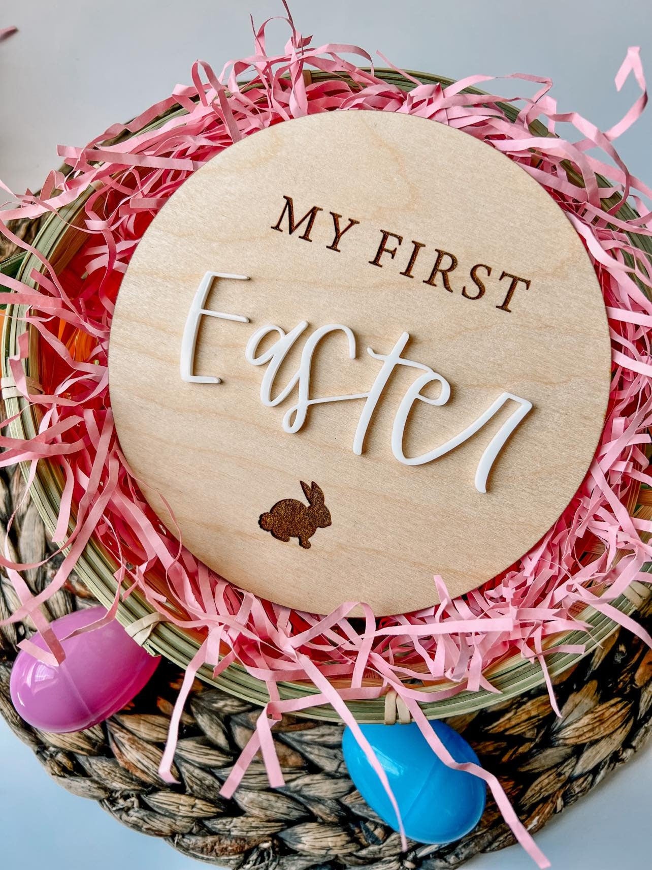 My First Easter Wooden Milestone Markers