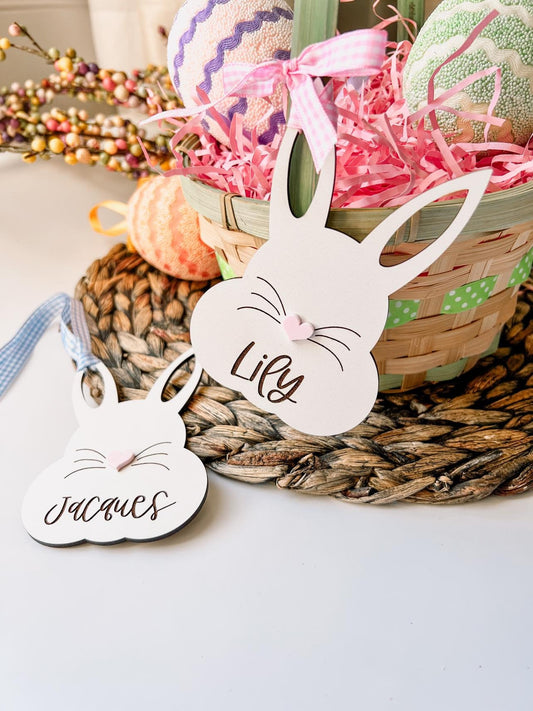 Easter Basket Bunny Tags