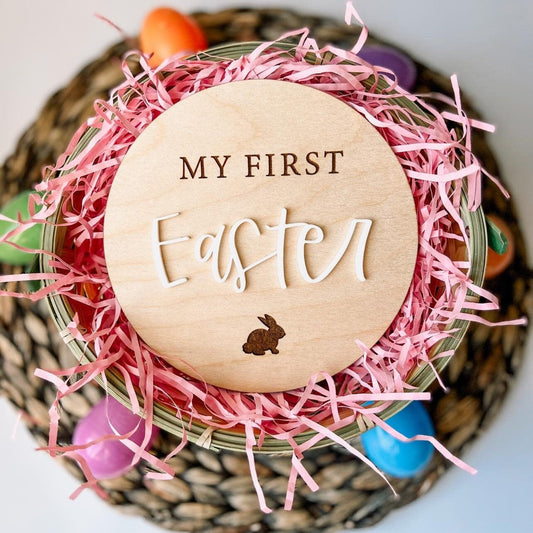 My First Easter Wooden Milestone Markers