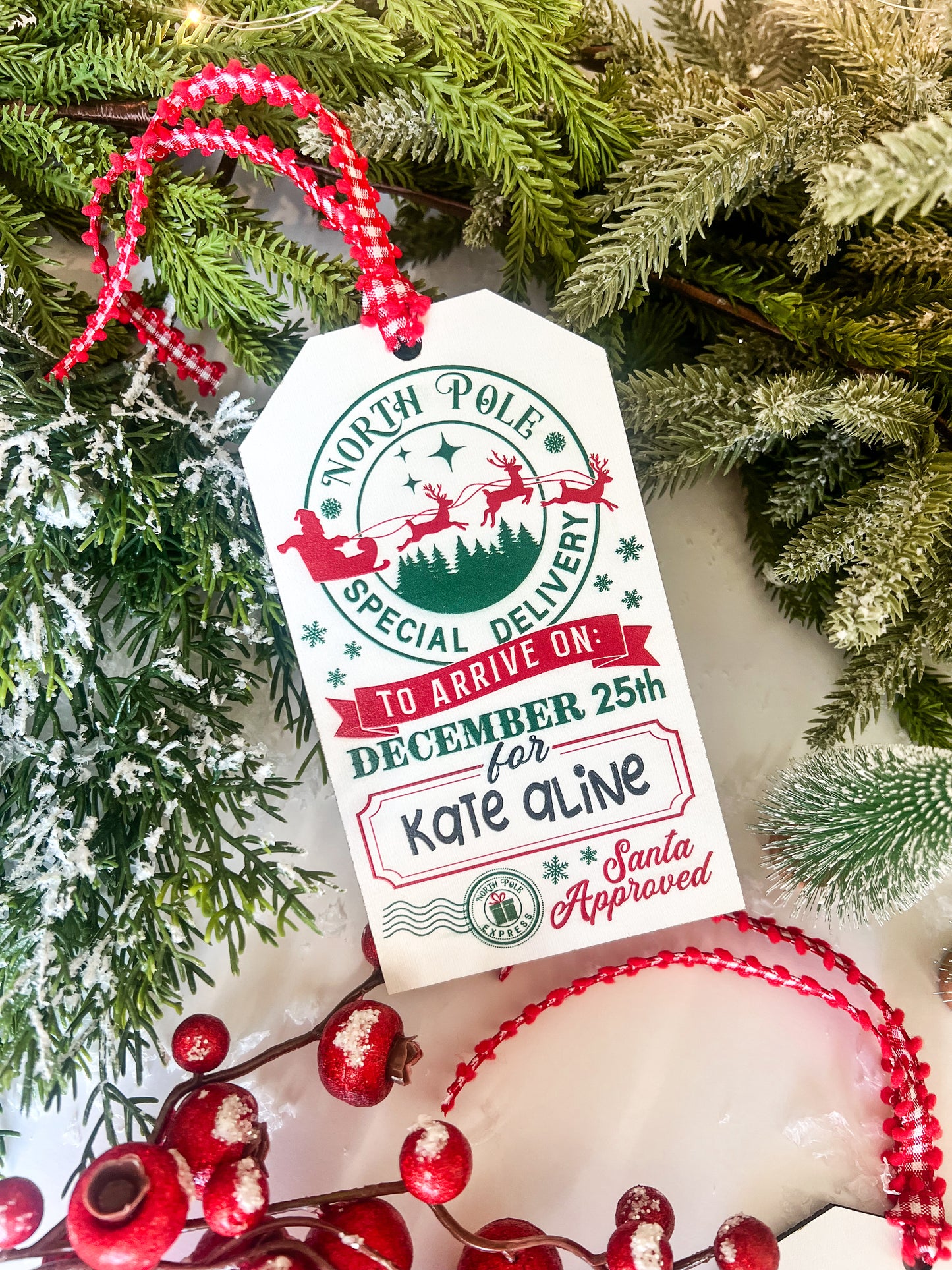 North Pole Gift Tags