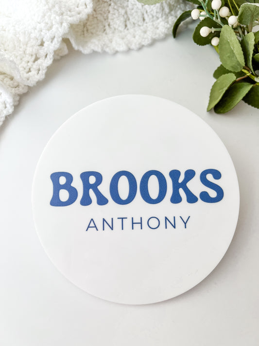 Custom Acrylic Name Sign