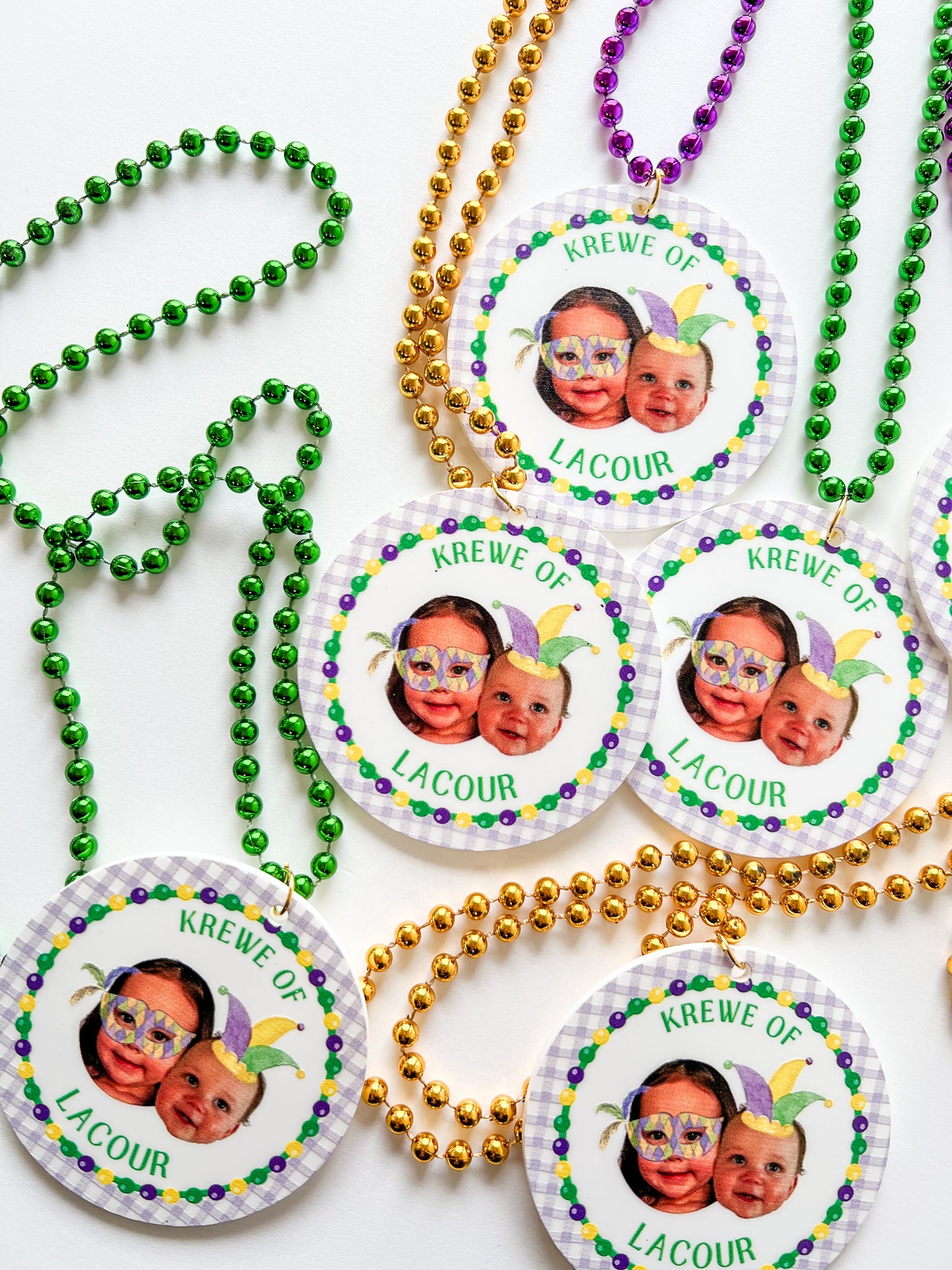 Custom Mardi Gras Beads