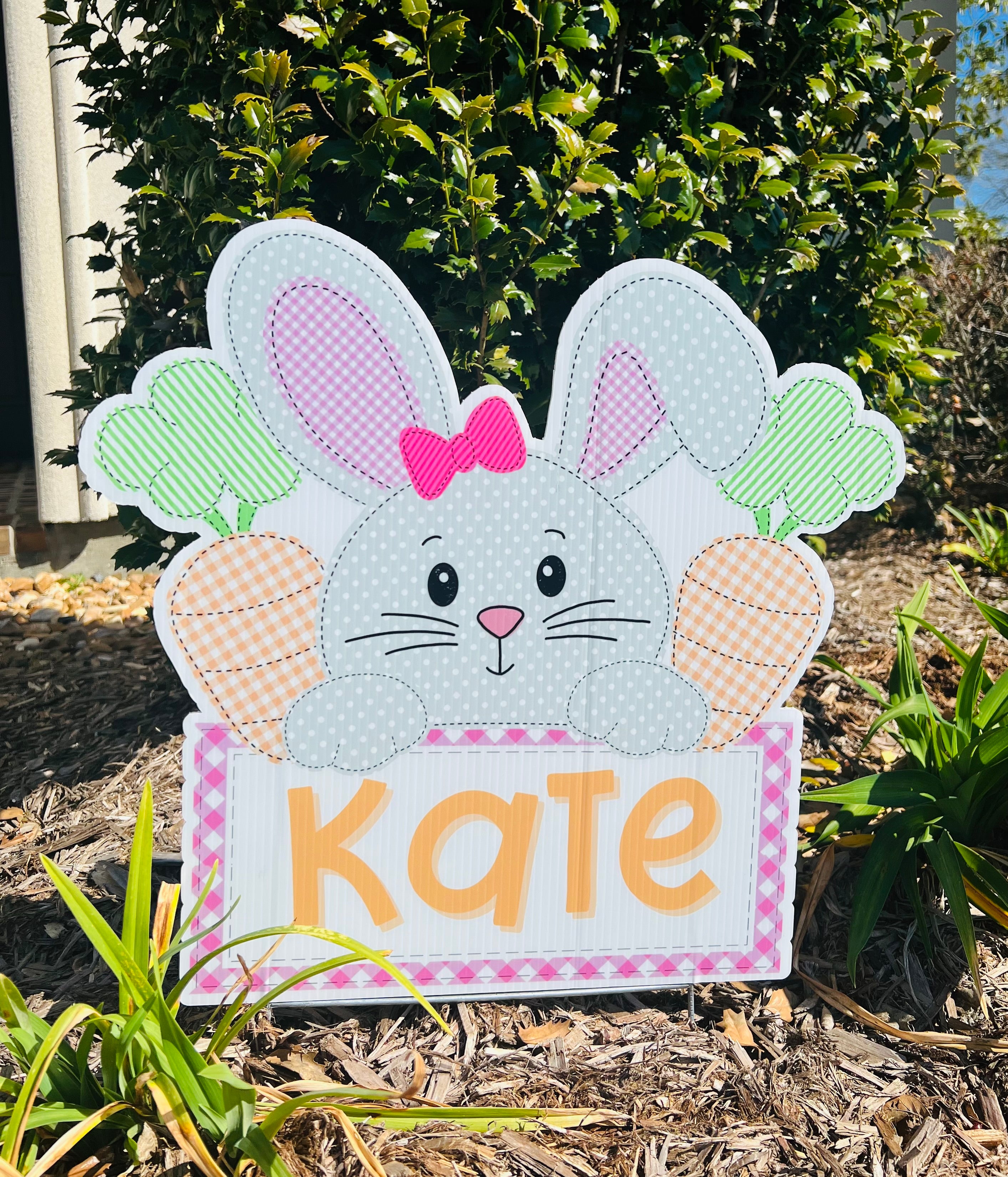 Easter Bunny Yard Sign – The Simply Adoorable