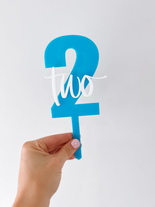 Two Cake Topper