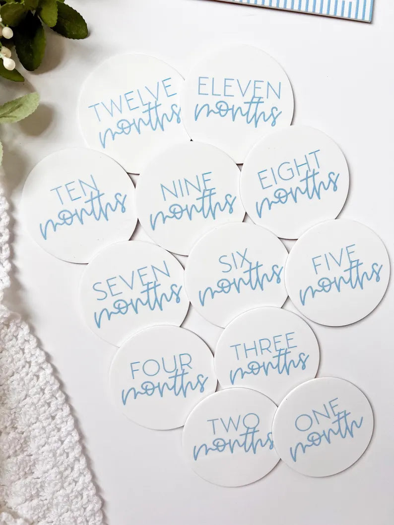 Blue Milestone Cards