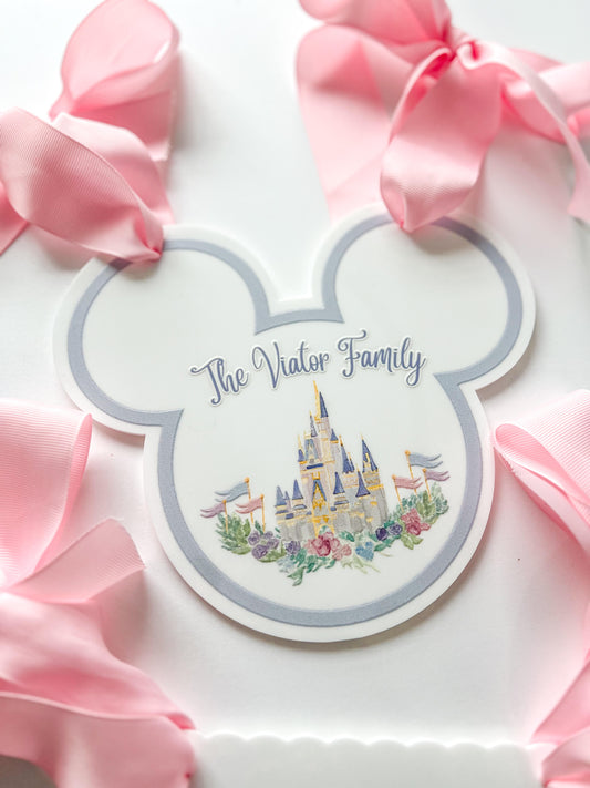 Floral Stroller Tag