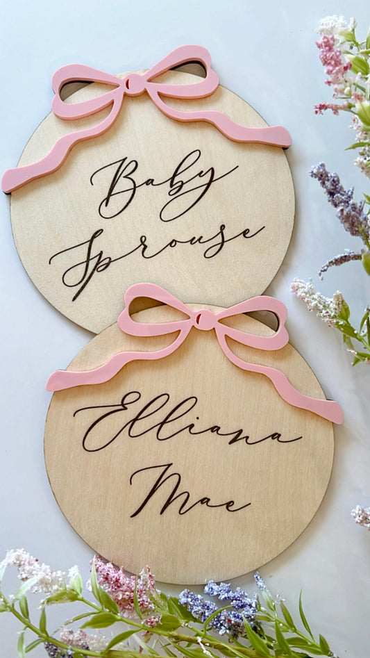 Baby Bow Birth Sign
