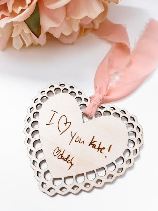 Custom Handwritten Heart