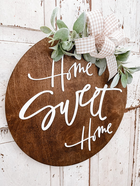 Home Sweet Home Door Hanger